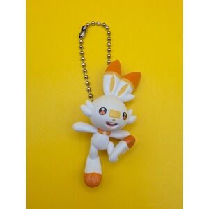 Scorbunny Pokemon Nintendo Mini Figure Mascot Charm / Phone Strap / Keychain‎